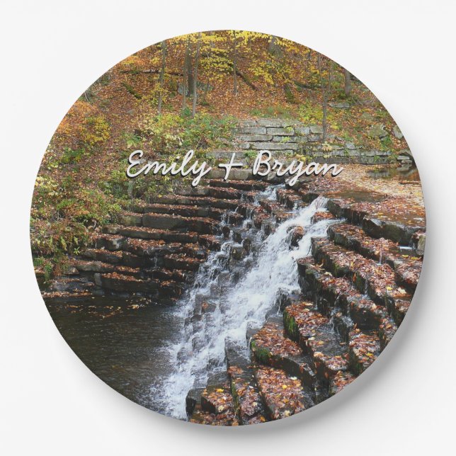 Prato De Papel Cascata em Laurel Hill State Park II (Frente)
