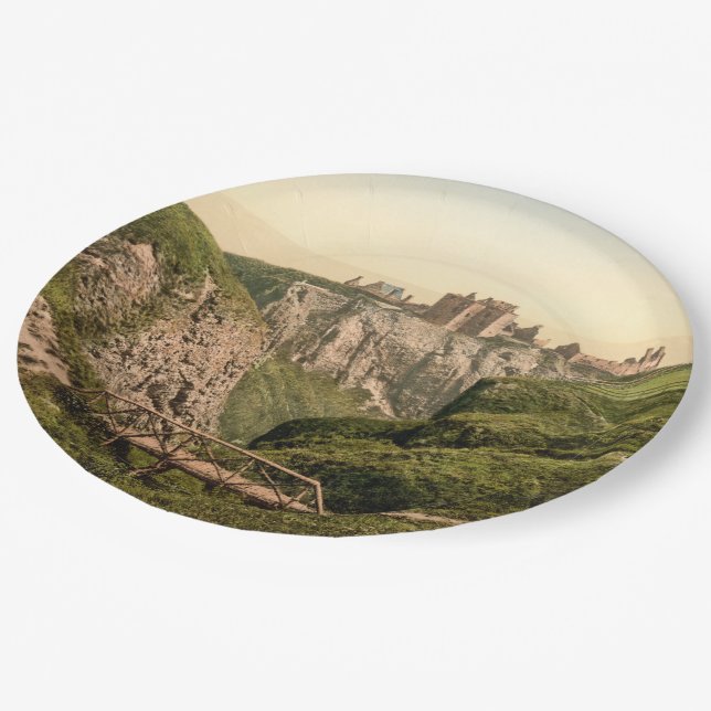 Prato De Papel Castelo de Dunottar, Stonehaven, Scotland (Inclinado)