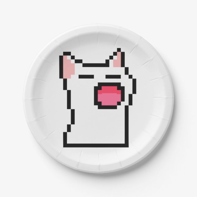 Prato De Papel Cat w (Frente)