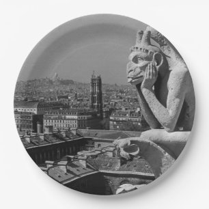 Prato De Papel Catedral de Notre Dame Paris França vintage pensad