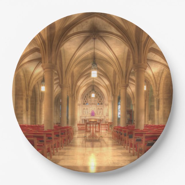 Prato De Papel Catedral Nacional de Washington Capela de Belém (Frente)