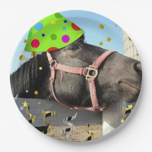 Prato De Papel Cavalo de festa de aniversário