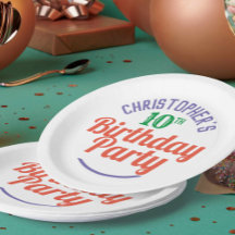 Celebração das placas de papel de aniversário de 1