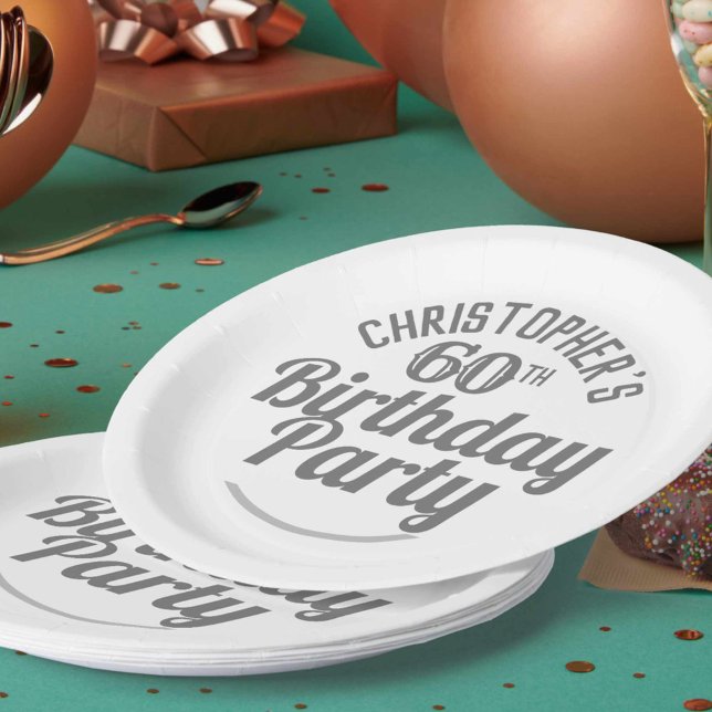 Prato De Papel Celebração das placas de papel de aniversário de 6 (Criador carregado)