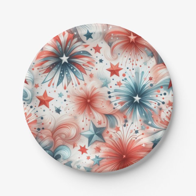 Prato De Papel Celebrações da América (Frente)