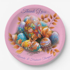 Prato De Papel Celebrações do Domingo de Páscoa