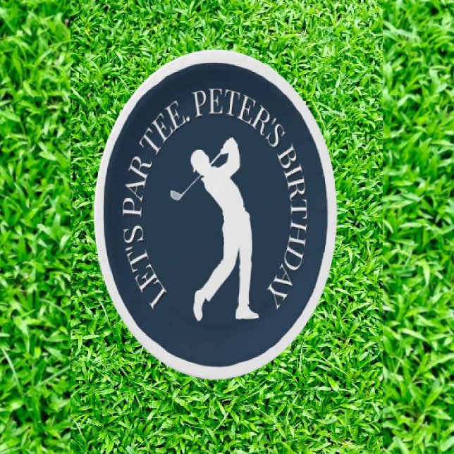 Prato De Papel Celebrar um aniversário de pedra com um Golf-Theme (Tee-rific Gifts for Dad's Perfect Par-tee!)