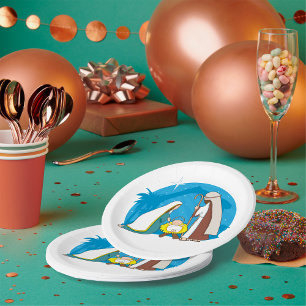 Prato De Papel Cena de Natividade