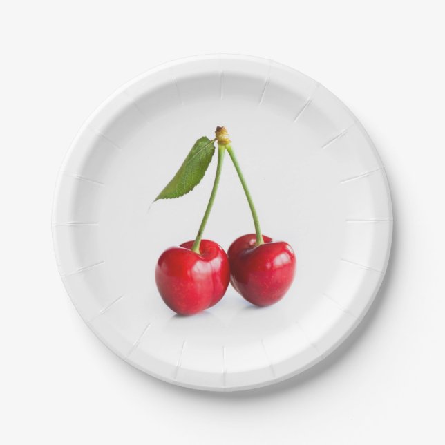 Prato De Papel Cereja doce (Frente)