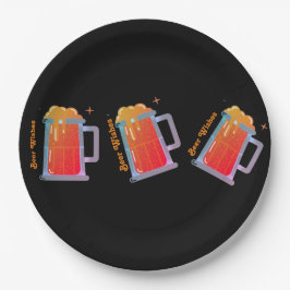 Prato De Papel Cerveja Deseja Gigante