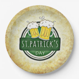 Prato De Papel Cervejas do Dia de São Patrício
