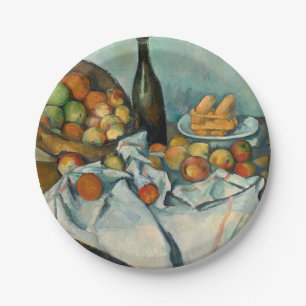 Prato De Papel Cesta de Maçãs de Paul Cezanne Vida Estática Vinta