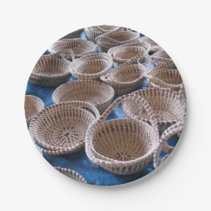 Prato De Papel Cestas do SC Sweetgrass de Charleston