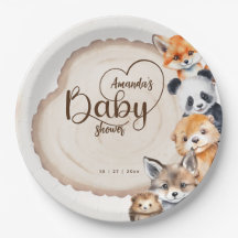 Chá de Bebê com Tema de Animais da Floresta