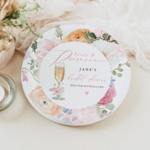 Chá de Bebê da JANE com Pétalas Florais e Prosecco