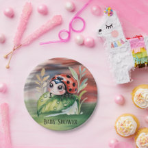 Chá de Bebê da Menina Joaninha Fofa