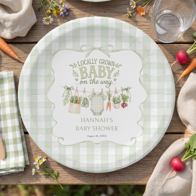 Prato De Papel Chá de Bebê de Produtos Locais (Criador carregado)