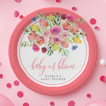 Chá de Bebê Floral Bebê Flor Silvestre em Flor