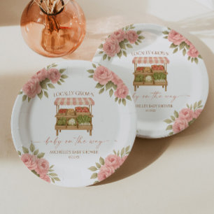 Prato De Papel Chá de Bebê Localmente Cultivado no Mercado de Pro