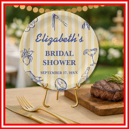 Prato De Papel Chá de Cozinha Italiano de Limões La Dolce Vita