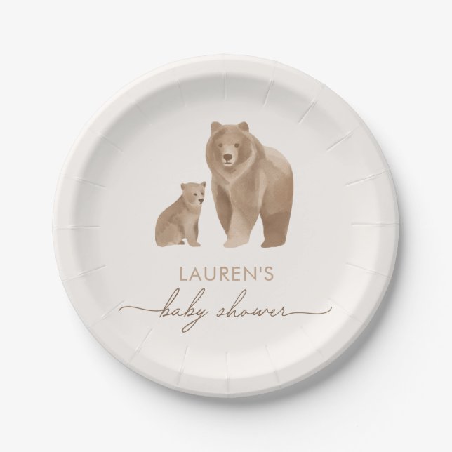 Prato De Papel Chá de fraldas (Frente)