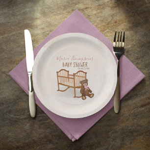 Prato De Papel chá de fraldas Aquarela Urso de Urso Moderno de T