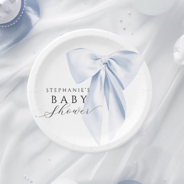 Prato De Papel Chá de fraldas Arco Azul Arredondado (Criador carregado)