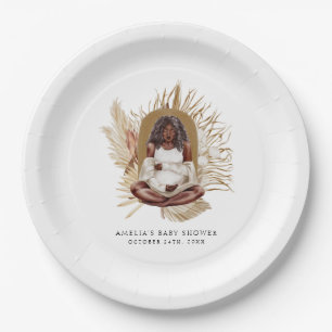 Prato De Papel Chá de fraldas Boho Florals