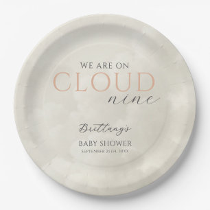 Prato De Papel Chá de fraldas Cloud Nine White Clouds