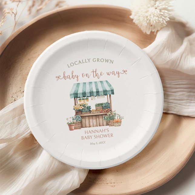 Prato De Papel Chá de fraldas crescido localmente (Criador carregado)