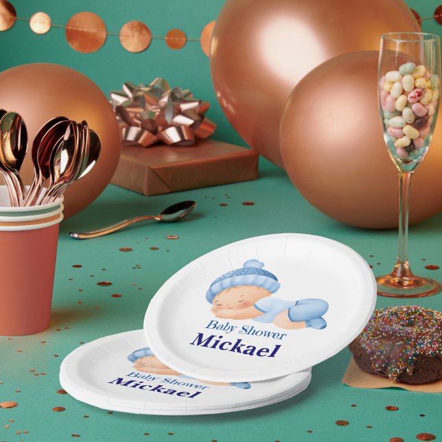 Prato De Papel Chá de fraldas Cute Personalizado (Criador carregado)