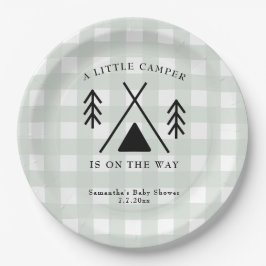 Prato De Papel Chá de fraldas de acampamento