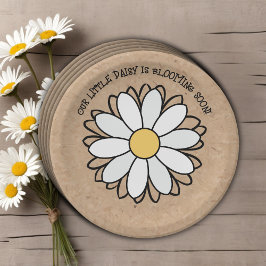 Prato De Papel Chá de fraldas de Artesanato Minimalista da Daisy
