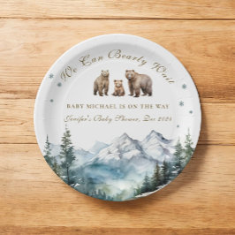 Prato De Papel Chá de fraldas de Aventura para Ursos das Montanha