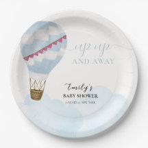 Chá de fraldas de balão de ar quente Boho minimali