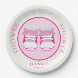 PRATO DE PAPEL CHÁ DE FRALDAS DE BOOKS DE GAROTA CORTA