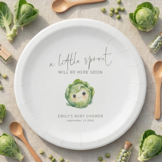 Prato De Papel Chá de fraldas de crescimento local de um pequeno  (Criador carregado)