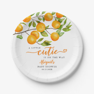 Prato De Papel Chá de fraldas de Fruta de Verão Pequeno Cutie