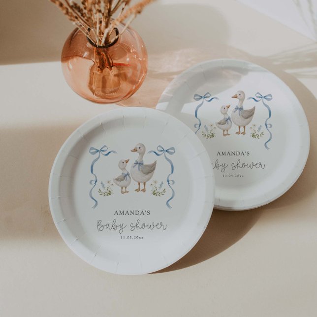 Prato De Papel Chá de fraldas de Ganso bobo (Criador carregado)