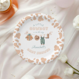 Prato De Papel Chá de fraldas de Garoto Castanho-Claro-Ocidental