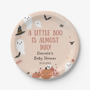 Prato De Papel Chá de fraldas De Halloween De Boo Bonito