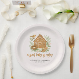 Prato De Papel Chá de fraldas de nidificação de inverno de algodã