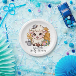 Prato De Papel Chá de fraldas de Ovinos Coloridos do Pastel