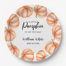 Chá de fraldas de Queda do Dia das Bruxas de Abóbo