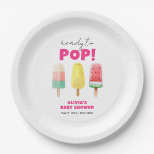 Prato De Papel Chá de fraldas de Sorvete de Popcicle de Verão Mod