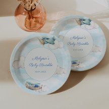 Chá de fraldas De Tema De Avião Para Festa De Meni