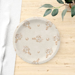 Prato De Papel Chá de fraldas do Balão do Urso de Teddy