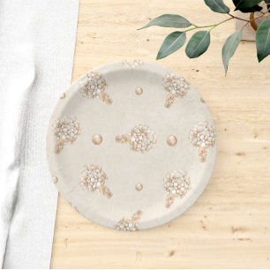 Prato De Papel Chá de fraldas do Balão do Urso de Teddy