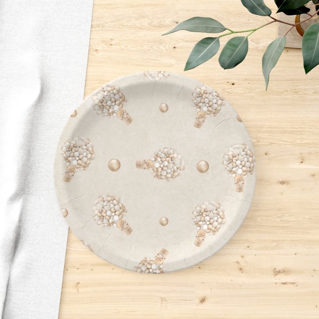 Prato De Papel Chá de fraldas do Balão do Urso de Teddy (Criador carregado)