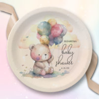 Chá de fraldas do Urso de Teddy